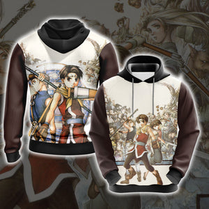 Suikoden Unisex 3D T-shirt Hoodie S 