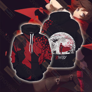 Team RWBY Ruby Rose Unisex 3D T-shirt Hoodie S 