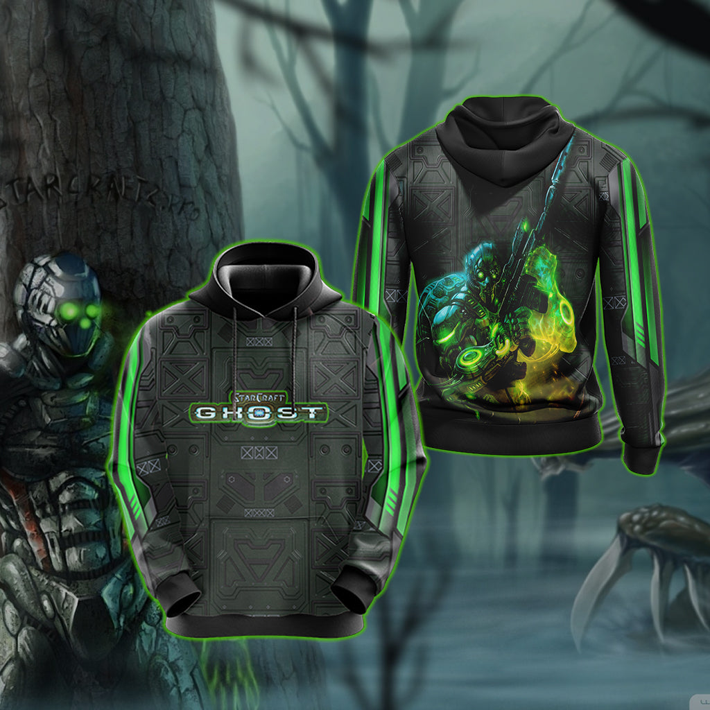 StarCraft - Ghost Unisex 3D T-shirt Hoodie S 