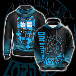 Doctor Who (TV show) Lord Of Time Unisex 3D T-shirt Hoodie S 