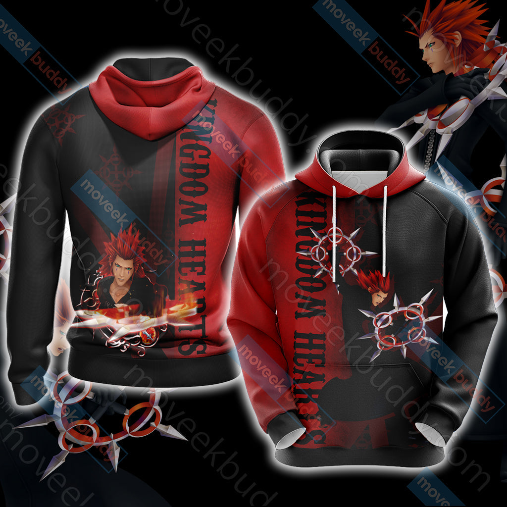 Kingdom Hearts II - Axel Unisex 3D T-shirt Hoodie S 