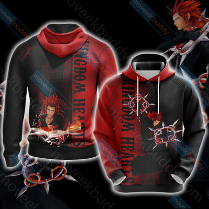 Kingdom Hearts II - Axel Unisex 3D T-shirt Hoodie S 