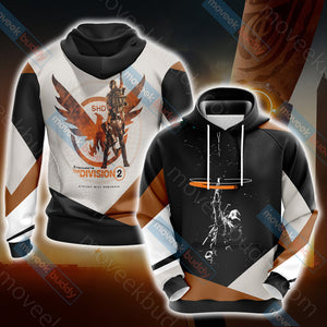 Tom Clancy's The Division 2 Unisex 3D T-shirt Hoodie S 
