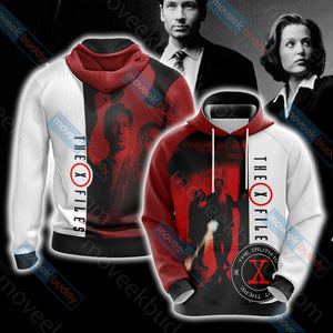 The X-Files Unisex 3D T-shirt Hoodie S 