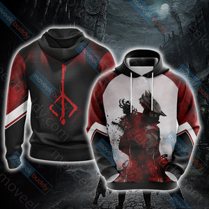 Bloodborne - Hunter's Mark New Unisex 3D T-shirt Hoodie S 