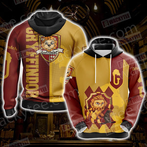 Harry Potter - Gryffindor House New Wackystyle Unisex 3D T-shirt Hoodie S 