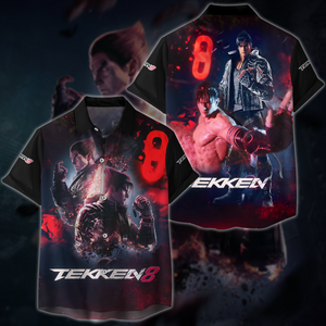 Tekken 8 Video Game 3D All Over Printed T-shirt Tank Top Zip Hoodie Pullover Hoodie Hawaiian Shirt Beach Shorts Jogger Hawaiian Shirt S 