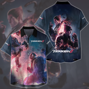 Tekken 8 Video Game All Over Printed T-shirt Tank Top Zip Hoodie Pullover Hoodie Hawaiian Shirt Beach Shorts Joggers Hawaiian Shirt S 