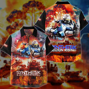 Synthetik: Legion Rising Video Game 3D All Over Printed T-shirt Tank Top Zip Hoodie Pullover Hoodie Hawaiian Shirt Beach Shorts Jogger Hawaiian Shirt S 