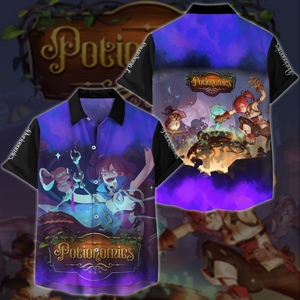 Potionomics Video Game All-Over T-shirt Hoodie Tank Top Hawaiian Shirt Beach Shorts Joggers Hawaiian Shirt S 