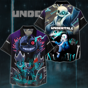 Undertale Video Game 3D All Over Printed T-shirt Tank Top Zip Hoodie Pullover Hoodie Hawaiian Shirt Beach Shorts Joggers Hawaiian Shirt S 