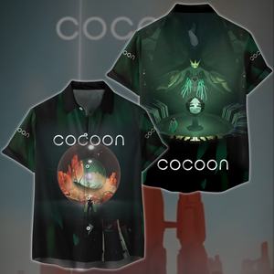 COCOON Video Game All Over Printed T-shirt Tank Top Zip Hoodie Pullover Hoodie Hawaiian Shirt Beach Shorts Joggers Hawaiian Shirt S 