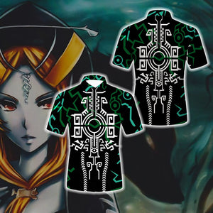 The Legend of Zelda Midna Hawaiian Shirt Beach Shorts Hawaiian Shirt S 