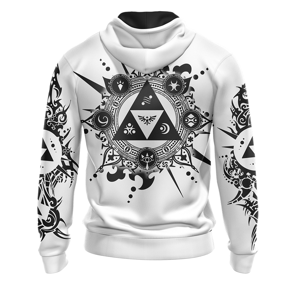 Personalized The legend of Zelda All Over Print T-shirt Zip Hoodie Pullover Hoodie   