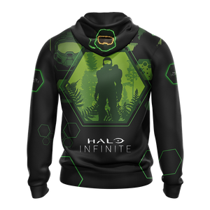 Halo Infinite Unisex 3D T-shirt Zip Hoodie Pullover Hoodie   