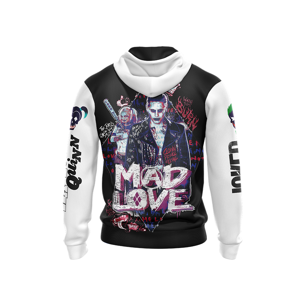 Suicide Squad Harley Quinn And Joker Unisex 3D T-shirt   