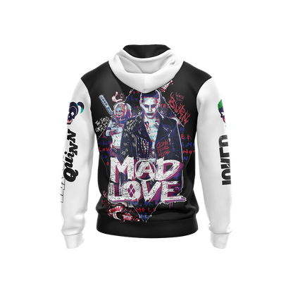Suicide Squad Harley Quinn And Joker Unisex 3D T-shirt   
