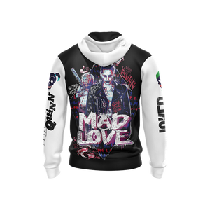 Suicide Squad Harley Quinn And Joker Unisex 3D T-shirt   