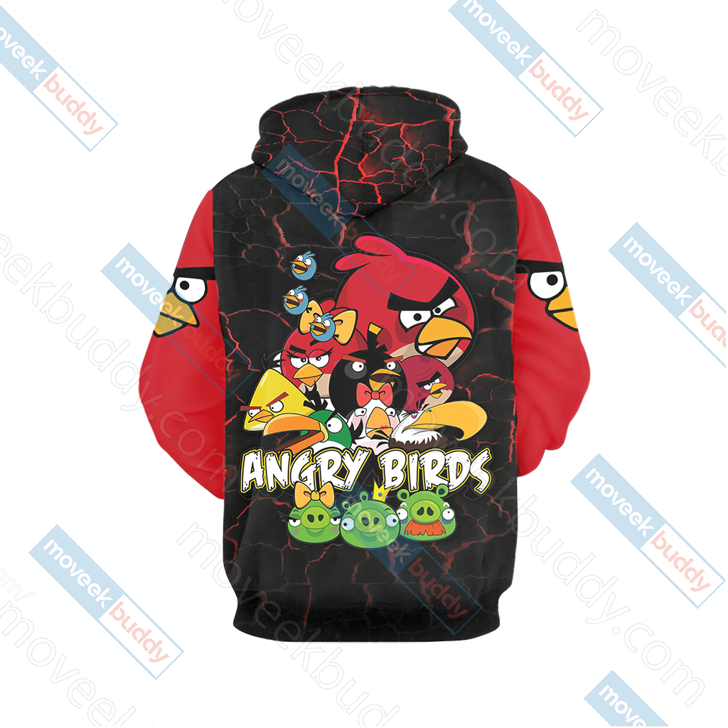 Angry Birds Unisex 3D T-shirt   