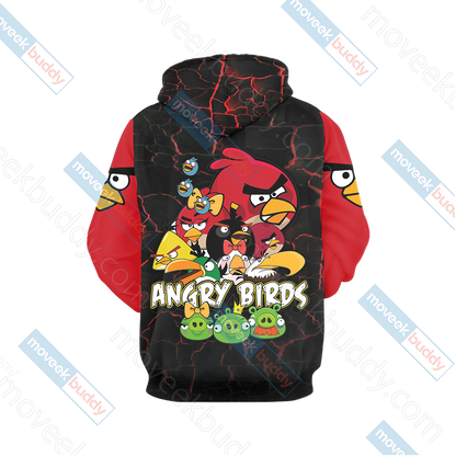 Angry Birds Unisex 3D T-shirt   