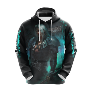 Final Fantasy VII Remake Sephiroth Unisex 3D T-shirt Zip Hoodie   