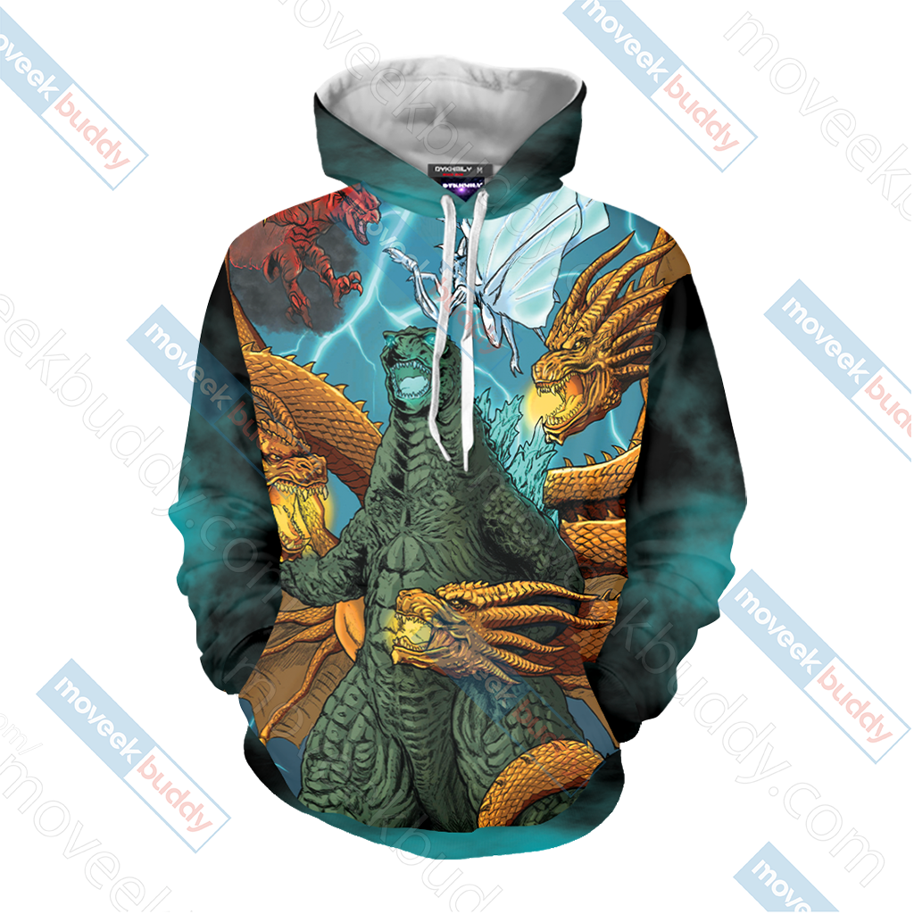 Godzilla King Of The Monsters New Look Unisex 3D T-shirt   