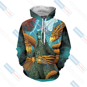 Godzilla King Of The Monsters New Look Unisex 3D T-shirt   