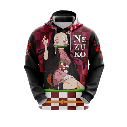 Demon Slayer Kamado Nezuko Unisex 3D T-shirt Zip Hoodie Pullover Hoodie   