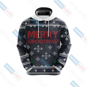 Guardian Of The Galaxy - Groot Merry Grootmas Christmas Unisex 3D T-shirt   