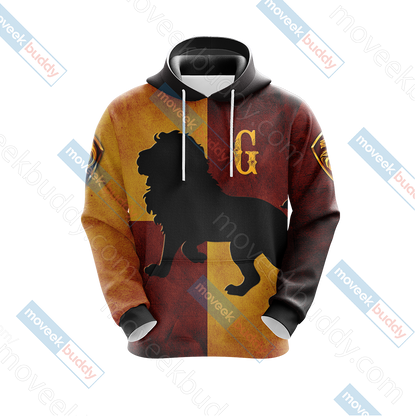 Gryffindor Lion Harry Potter New Look Unisex 3D T-shirt   