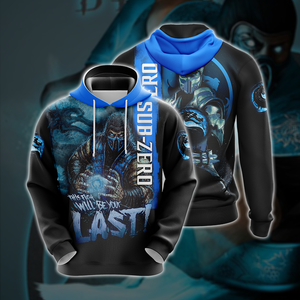 Mortal Kombat Sub Zero This Time Will Be Your Last Unisex 3D T-shirt T-shirt 4XL 