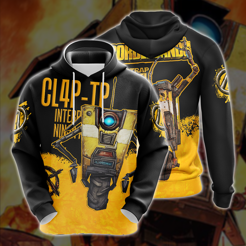 Borderlands 3 Claptrap Maxi Unisex 3D T-shirt Hoodie S 