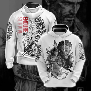 The Last Of Us - Endure And Survive Unisex 3D T-shirt Hoodie S 