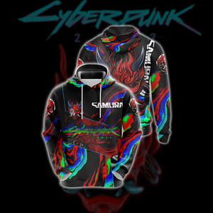 Cyberpunk 2077 - Samurai logo Unisex 3D T-shirt Hoodie S 