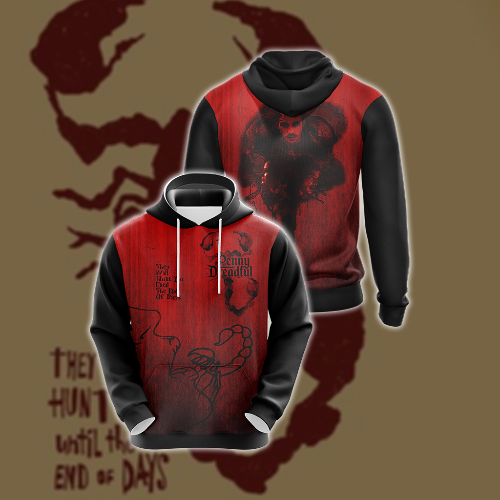They Will Hunt You Until The End Of Days Unisex 3D T-shirt Hoodie S 