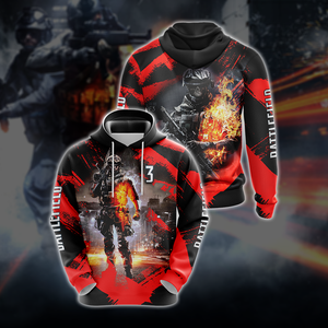 Battlefield 3 Unisex 3D T-shirt Hoodie S 