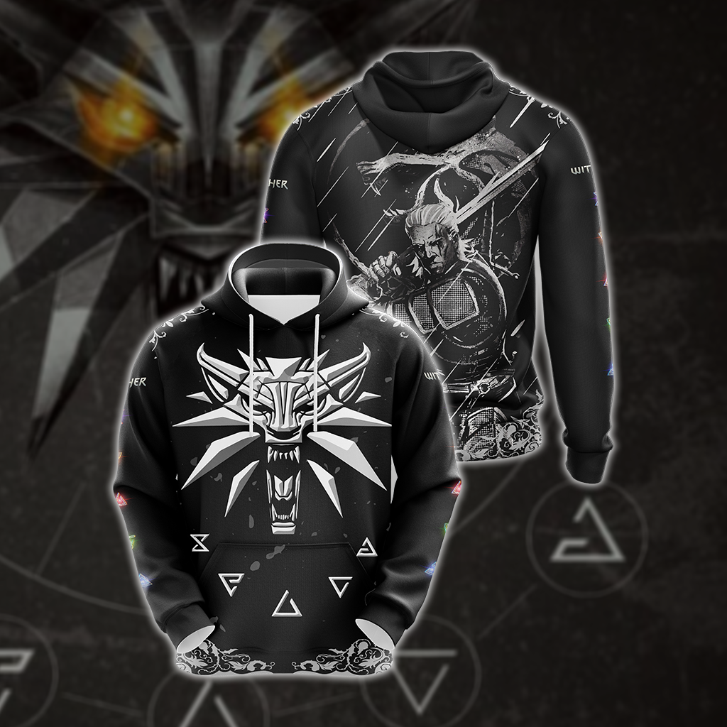 The Witcher 3 Unisex 3D T-shirt Hoodie S 