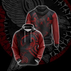 Vikings - Ravens Unisex 3D T-shirt Hoodie S 