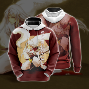 Inuyasha-Sesshomaru Unisex 3D T-shirt Hoodie S 