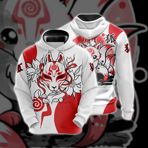 Ninetail Fox Spirit Unisex 3D T-shirt Hoodie S 