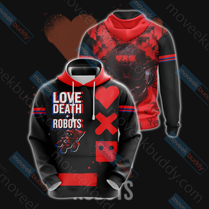 Love, Death & Robots Unisex 3D T-shirt Hoodie S 