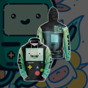 Adventure Time BMO Style Unisex 3D T-shirt Hoodie S 