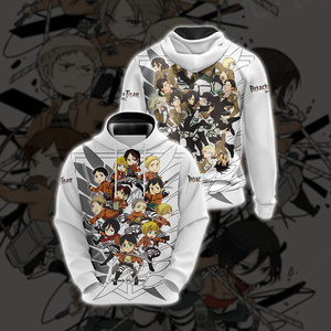 Attack on Titan New Unisex 3D T-shirt Hoodie S 