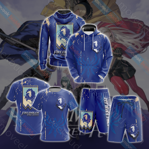 Fire Emblem - The Black Eagles 3D Beach Shorts   