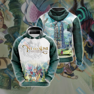 Ni no Kuni Unisex 3D T-shirt Hoodie S 