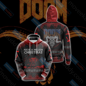 Doom Knitting Style Unisex 3D T-shirt Hoodie S 
