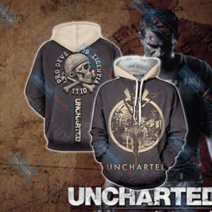 Uncharted Unisex 3D T-shirt Hoodie S 