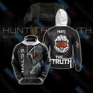 Halo 5: Guardians - Hunt The Truth Unisex 3D T-shirt Hoodie S 