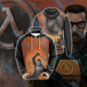 Half-Life New Look Unisex 3D T-shirt Hoodie S 