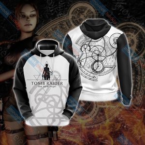 Tomb Raider Angel of Darkness - Strange Symbol Unisex 3D T-shirt Hoodie S 